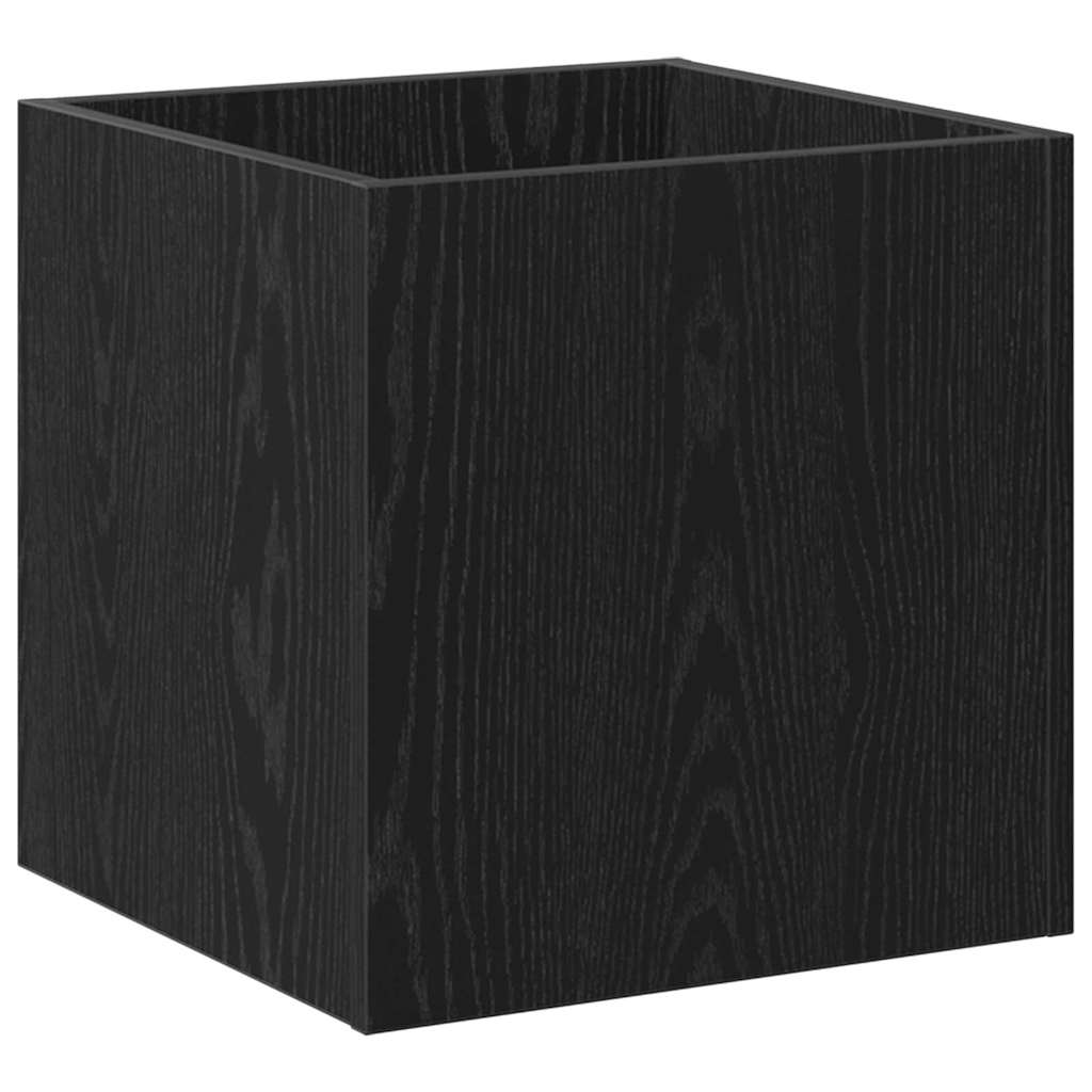 Flurmöbel-Set 5 pcs Schwarze Eiche, Silber 80 x 30,5 x 40 cm