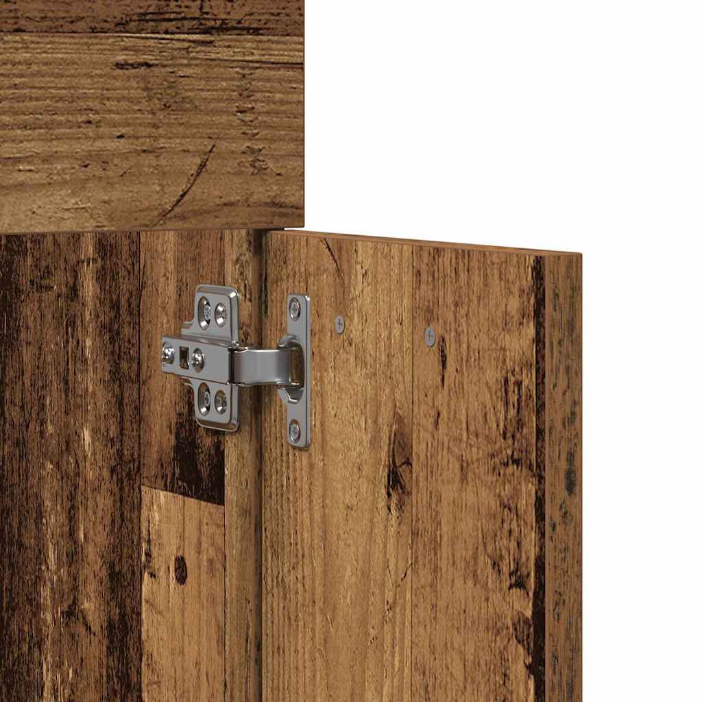 Badezimmer Möbel Set mit Tür 3 pcs Altholz 60 x 38.5 x 46 cm