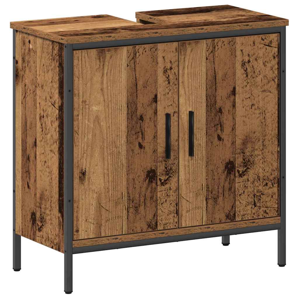 Badezimmermöbel Set 2 pcs Braun 60 x 30 x 60 cm Holzwerkstoff