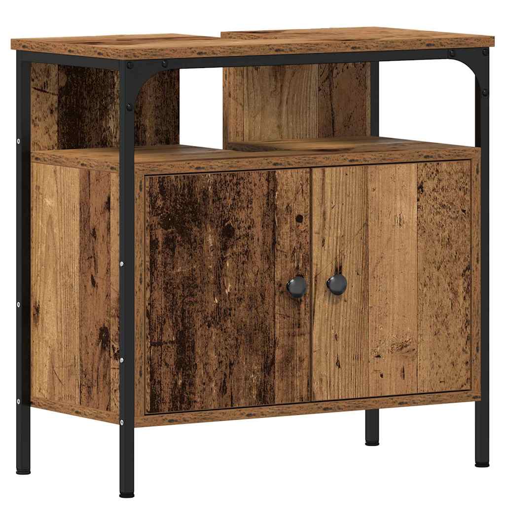 Badezimmermöbel Set 2 pcs Braun 60 x 30 x 60 cm Holzwerkstoff
