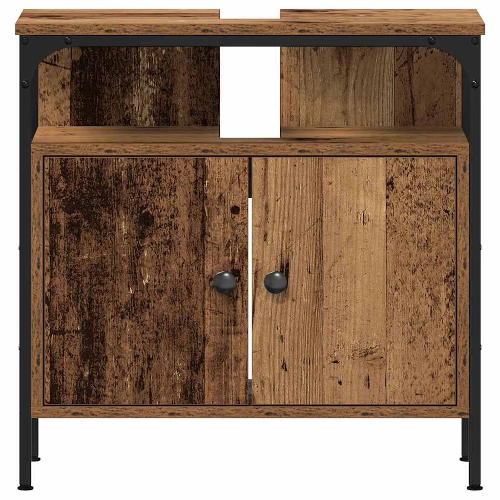 Badezimmermöbel Set 2 pcs Braun 60 x 30 x 60 cm Holzwerkstoff