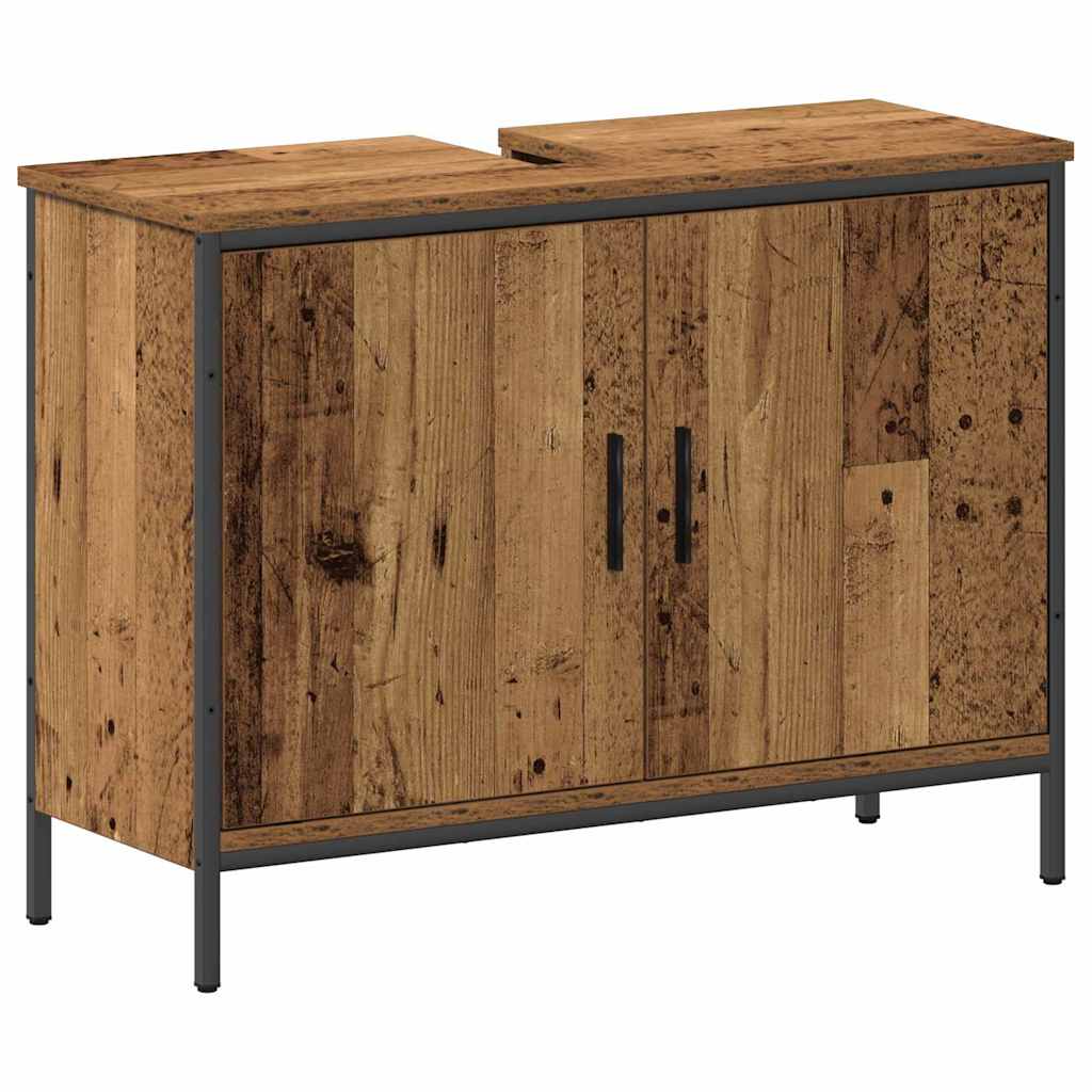 Badezimmermöbel Set 3 pcs Braun 80 x 30 x 60 cm Holzwerkstoff