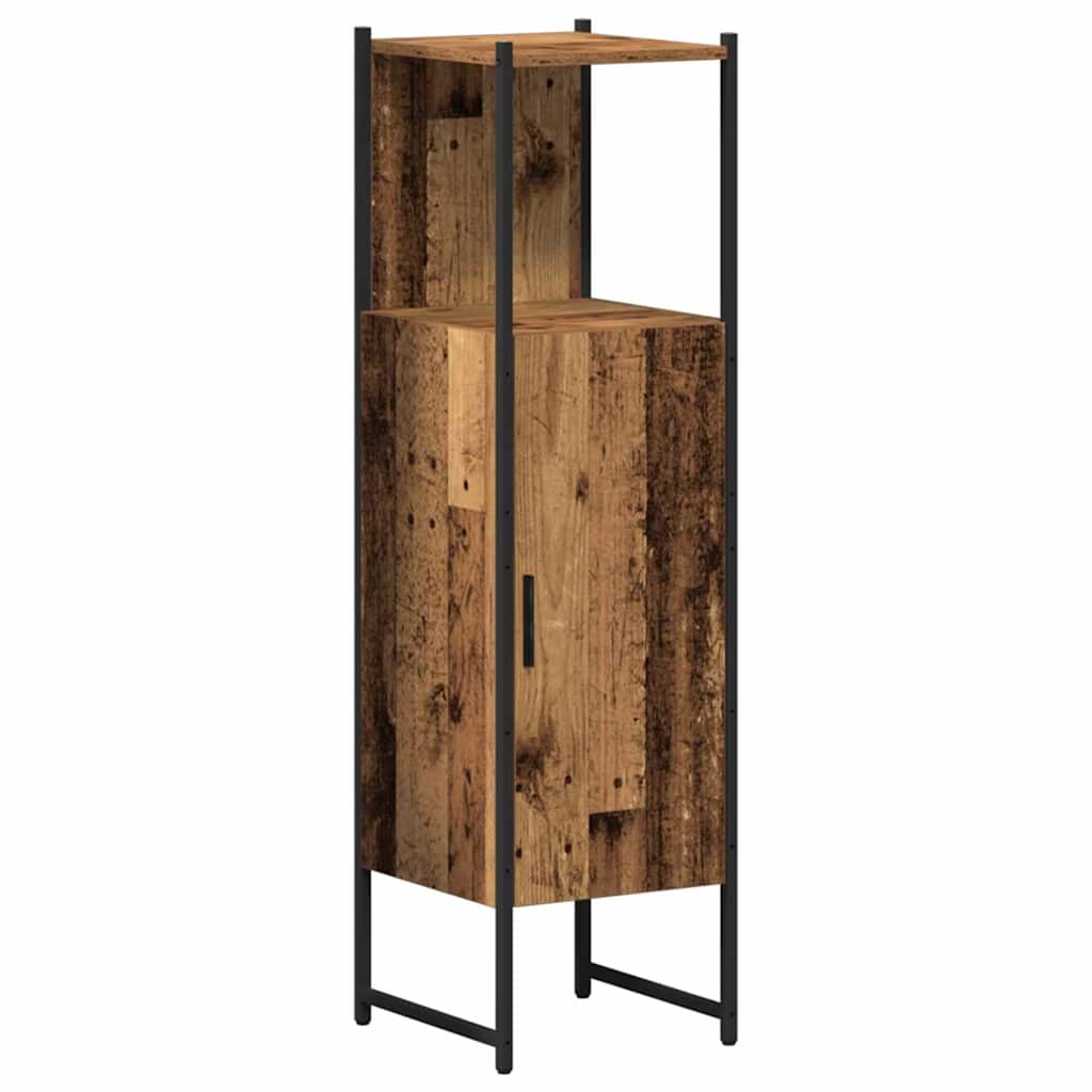Badezimmermöbel Set mit Speicher 3 pcs Braun 33 x 33 x 120.5 cm