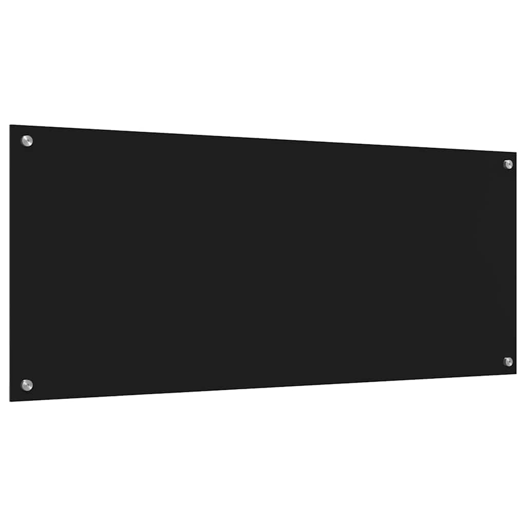 Küchenrückwand Schwarz 120 x 50 x 0.6 cm