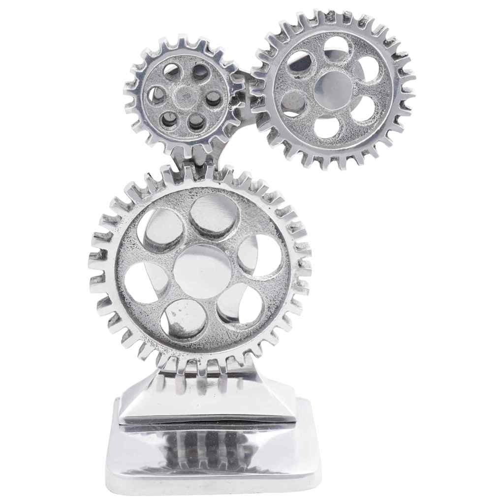 Buchstützen 2 pcs Silber 10 x 10 x 22 cm Aluminium