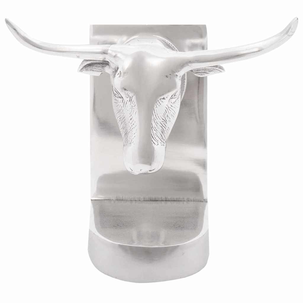 Buchstützen 2 pcs Silber 21.5 x 15.5 x 20 cm Aluminium