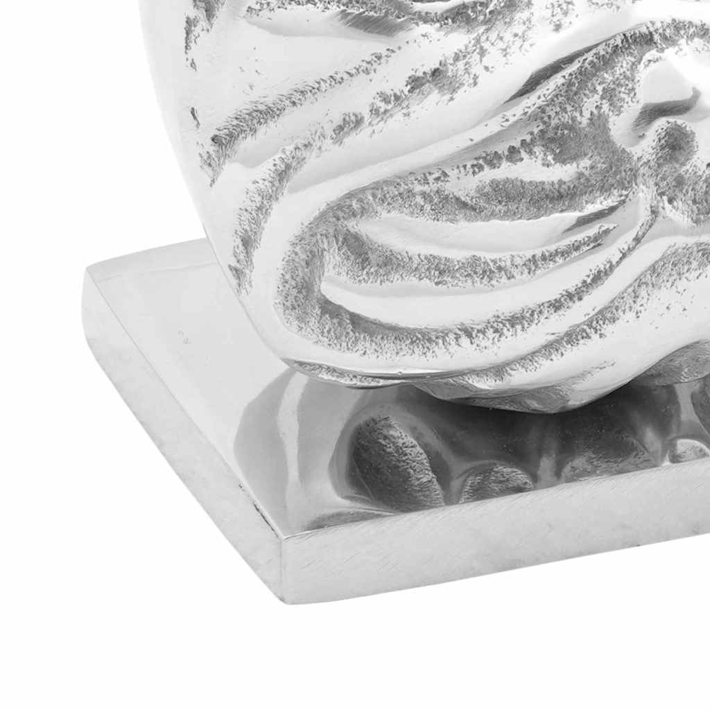Buchstützen 2 pcs Silber 8 x 12 x 16.5 cm Aluminium