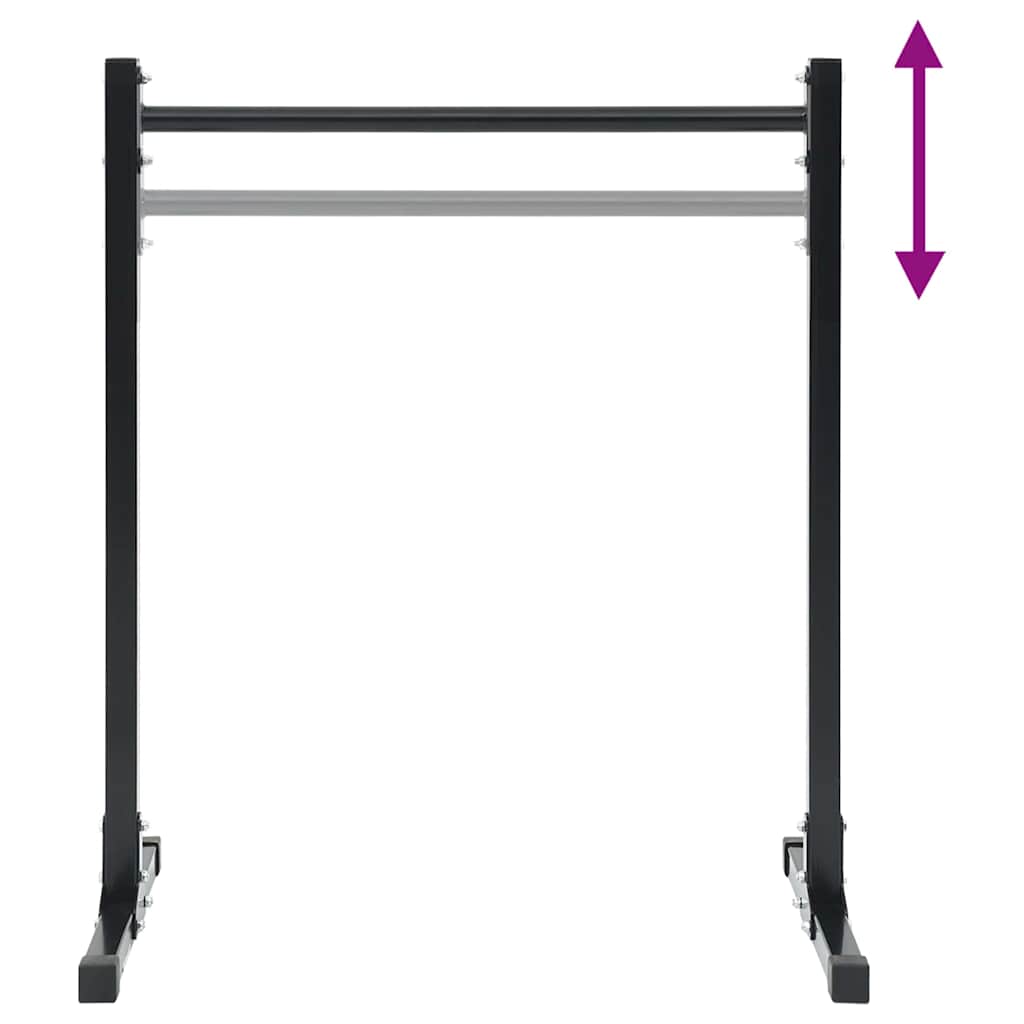 Dip-Stationen Manuell 2 pcs Schwarz 109 x 90 x 105 cm