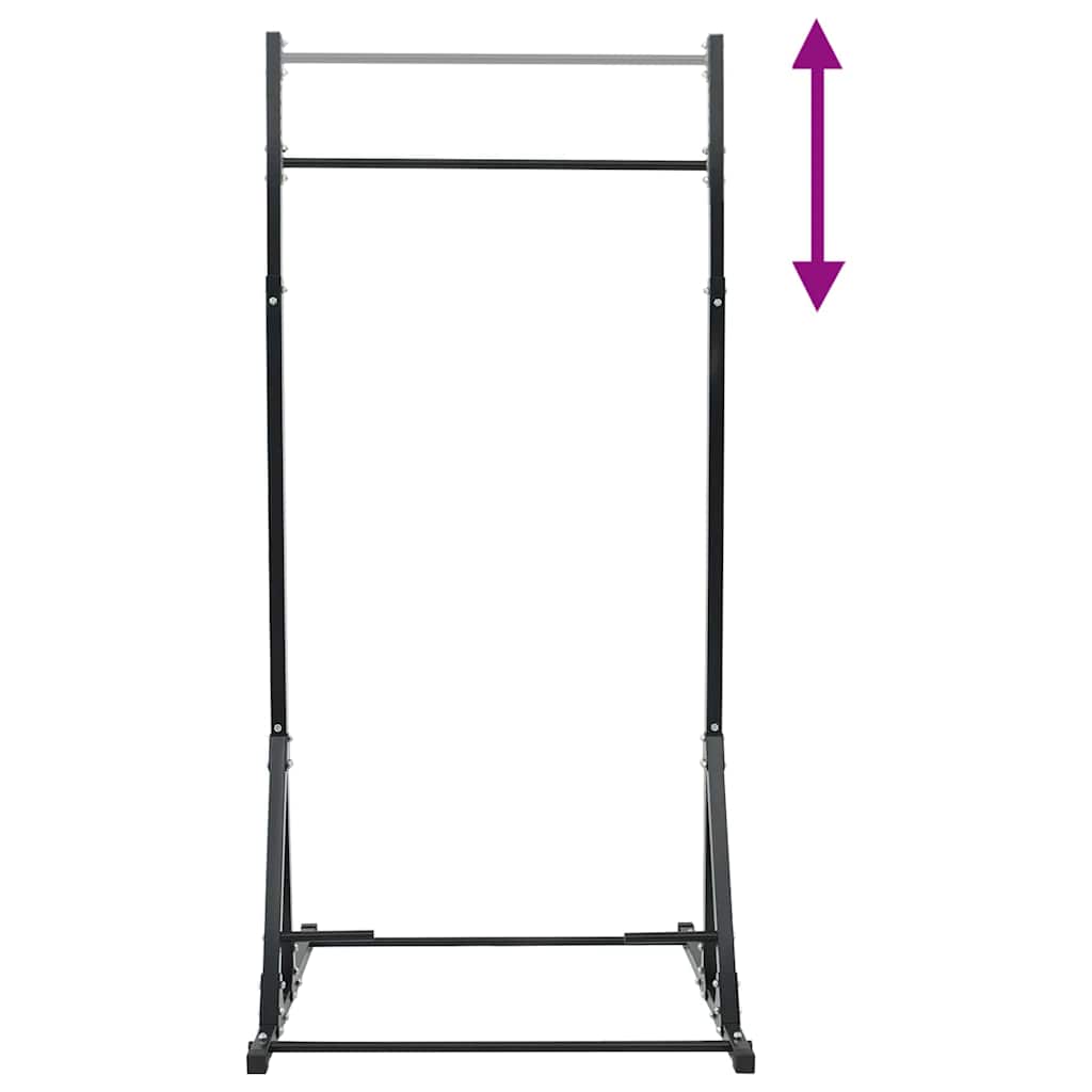 Klimmzugstation Schwarz 101 x 102 x 235 cm
