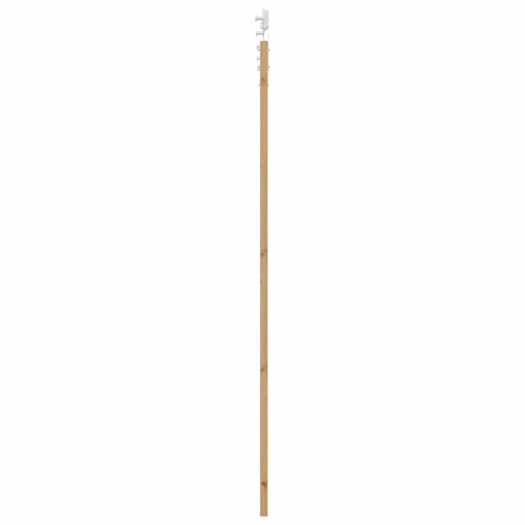 Schiebetür Manuell Natur und Weiß 78 x 232 cm