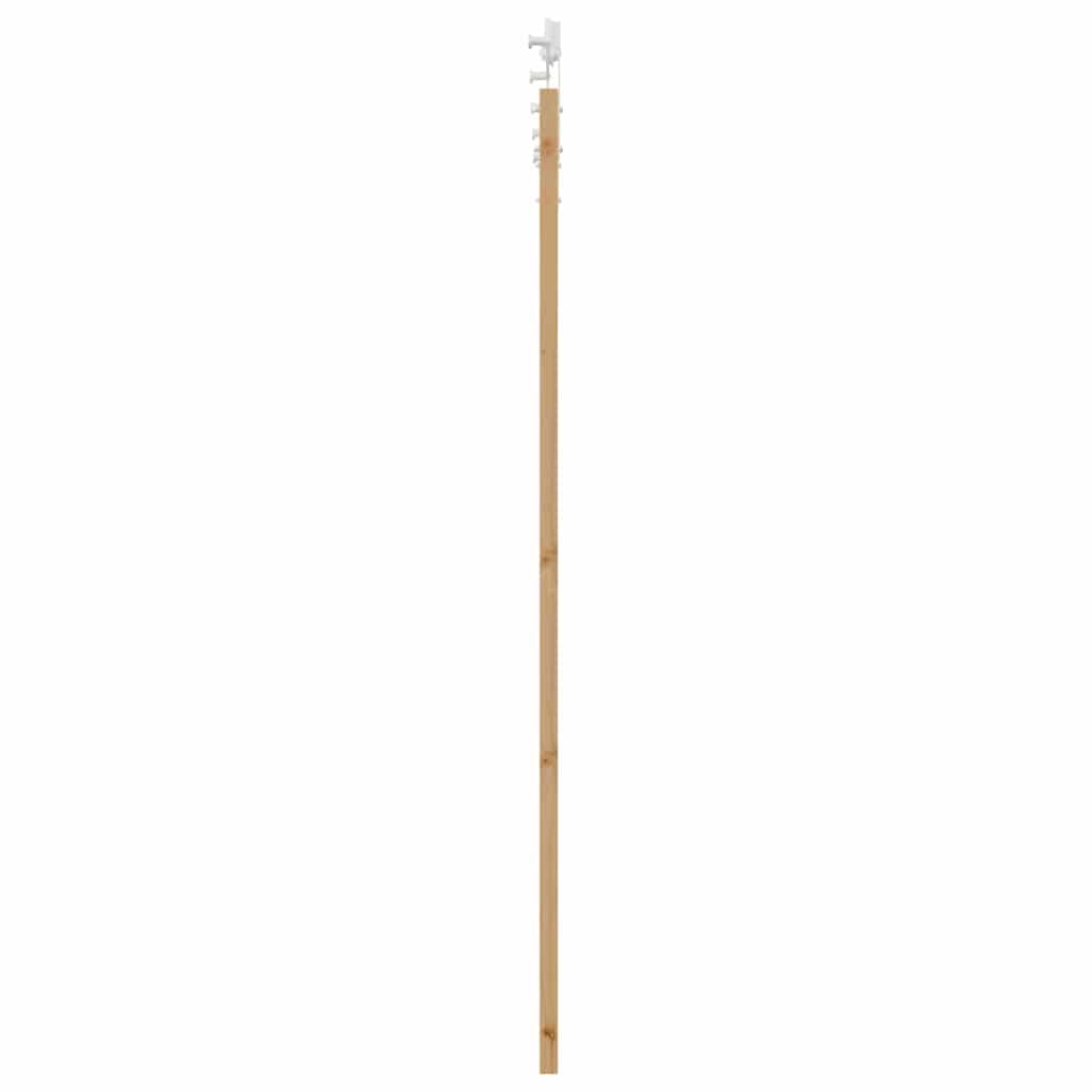 Schiebetür Manuell Natur und Weiß 93 x 202 cm