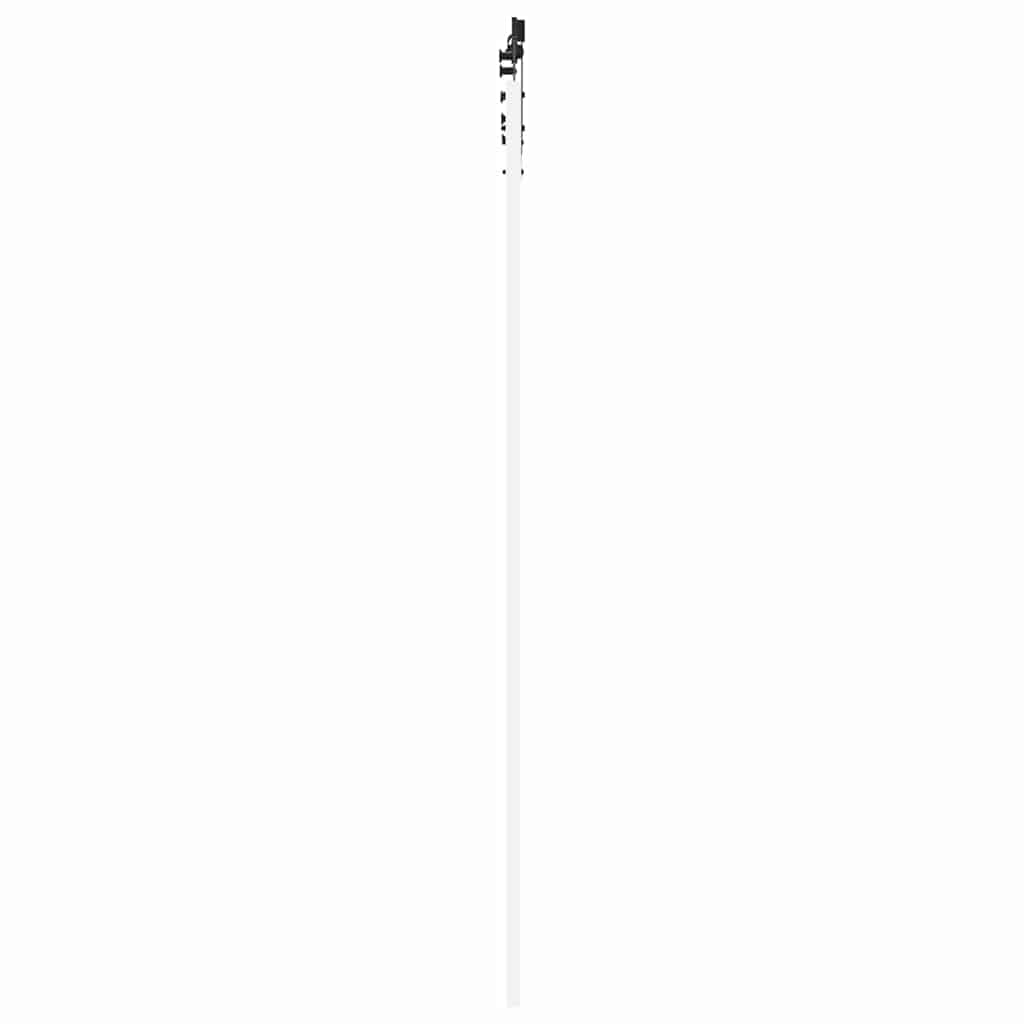 Schiebetür-Set Manuell Weiß und Schwarz 78 x 232 cm