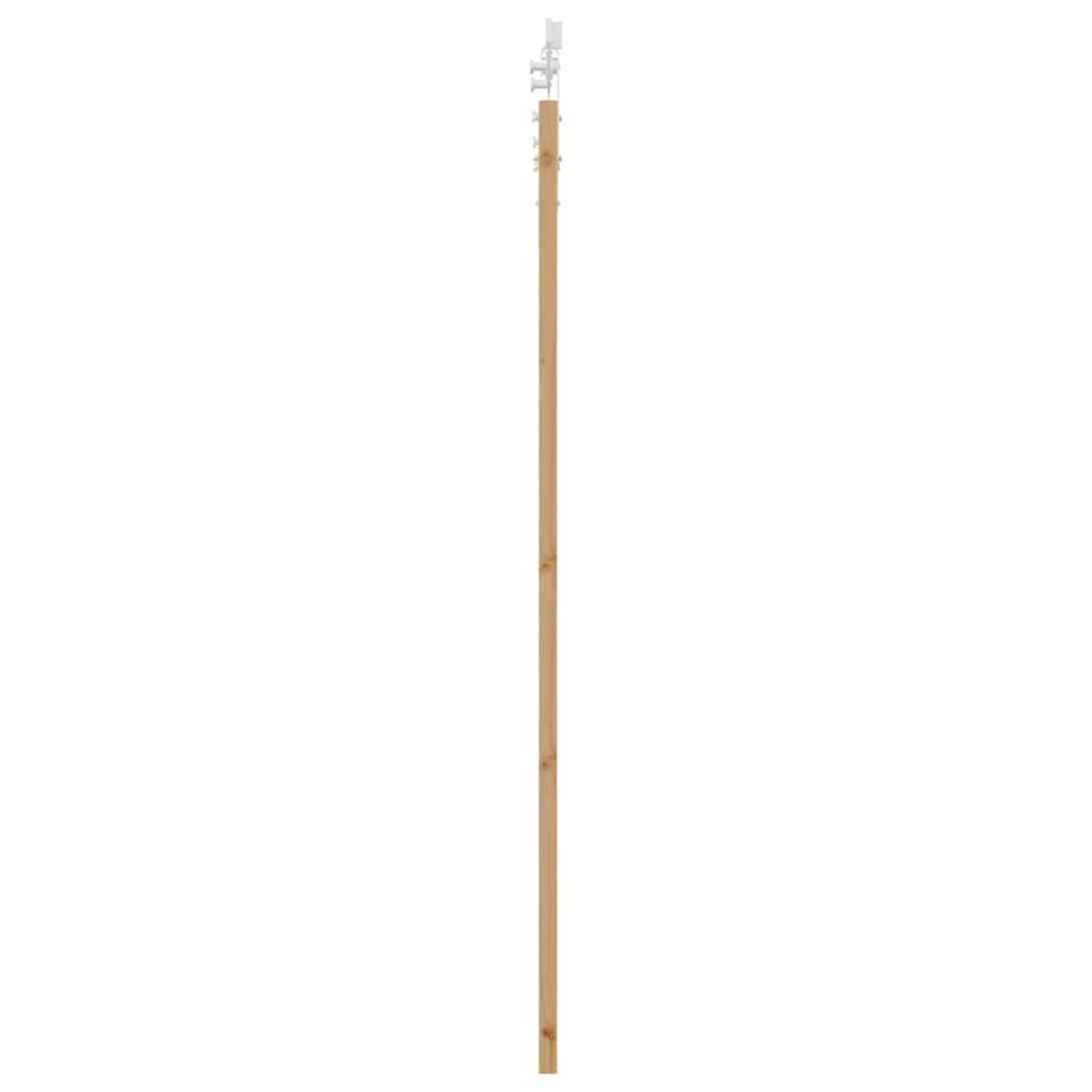 Schiebetür Manuell Natur und Weiß 83 x 202 cm