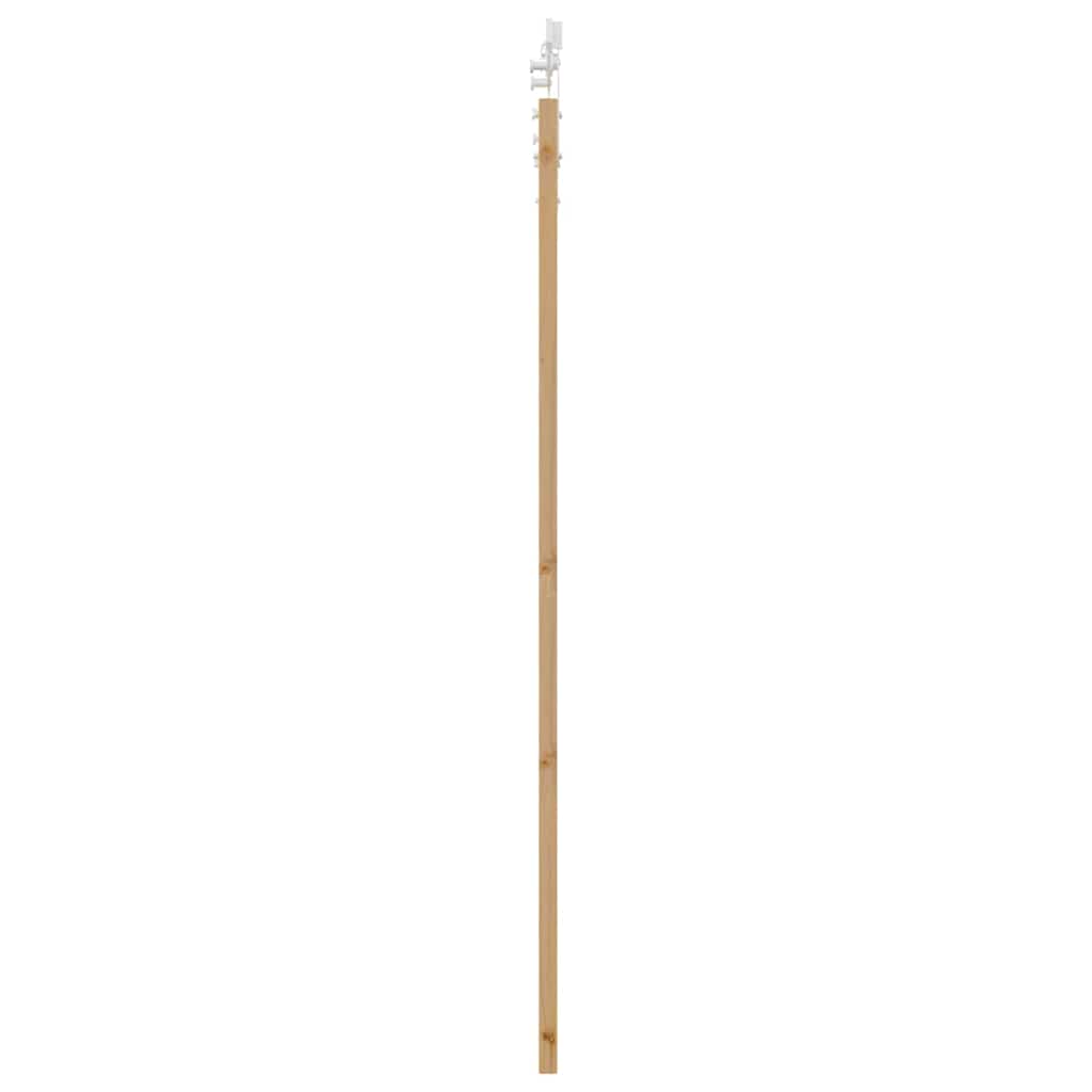 Schiebetür Manuell Natur und Weiß 86 x 198.5 cm