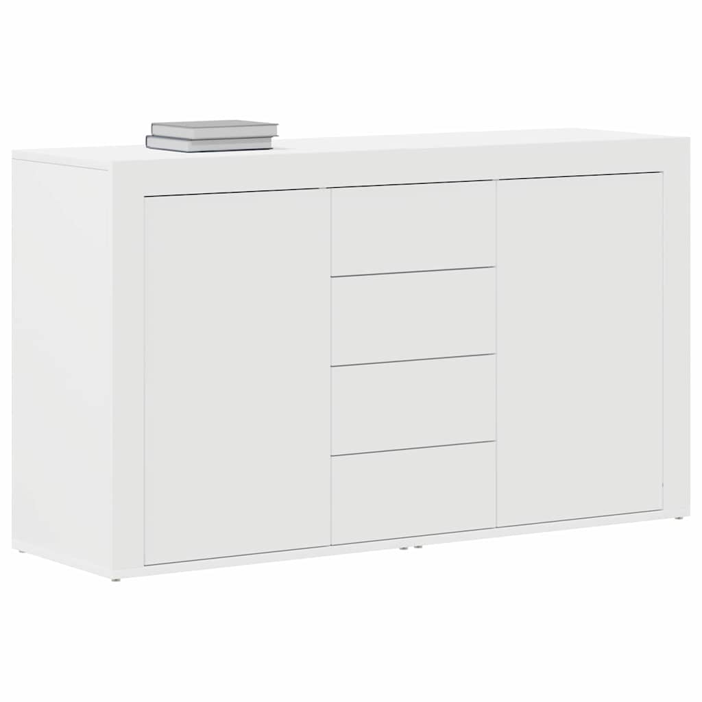 Sideboard mit Schubladen Weiß 120 x 36 x 69 cm Holzwerkstoff
