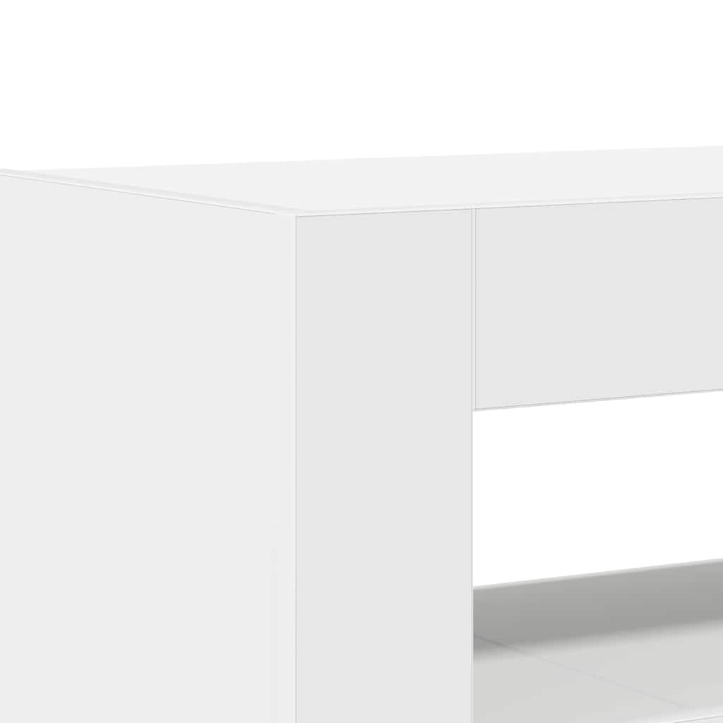Sideboard Weiß 116 x 30 x 75 cm Holzwerkstoff