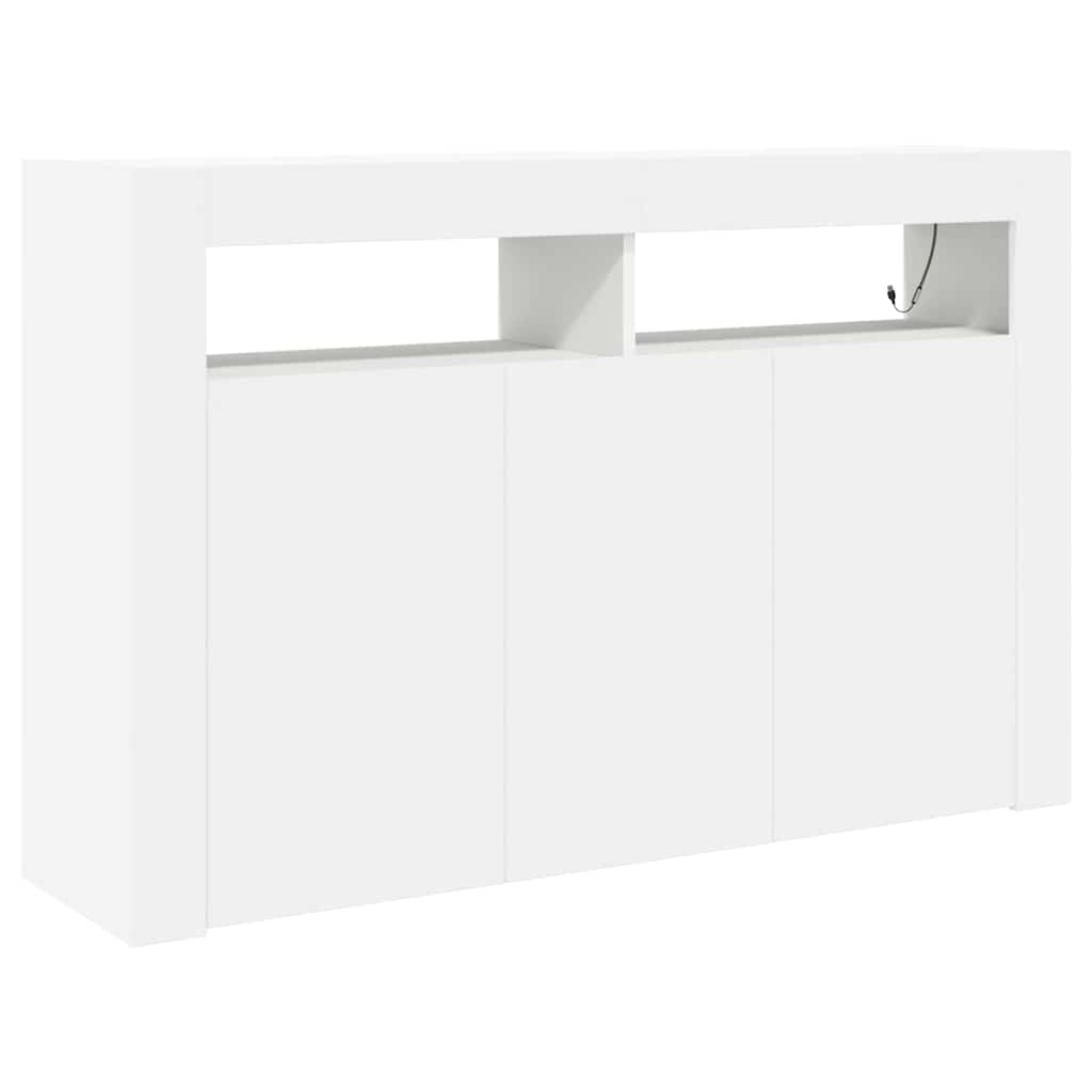 Sideboard Weiß 116 x 30 x 75 cm Holzwerkstoff