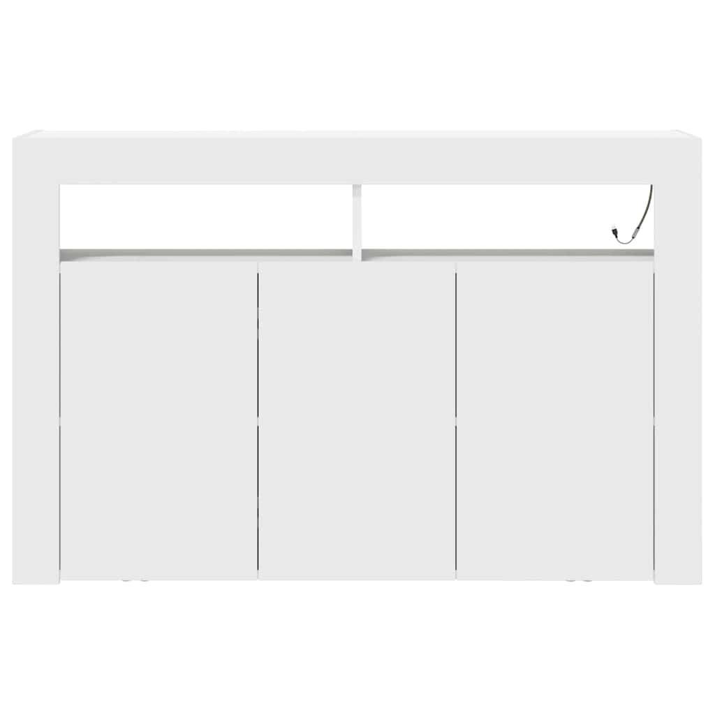 Sideboard Weiß 116 x 30 x 75 cm Holzwerkstoff