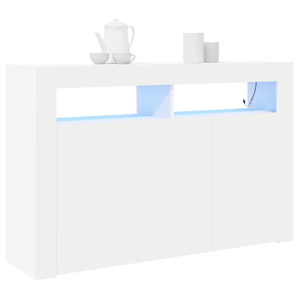 Sideboard Weiß 116 x 30 x 75 cm Holzwerkstoff