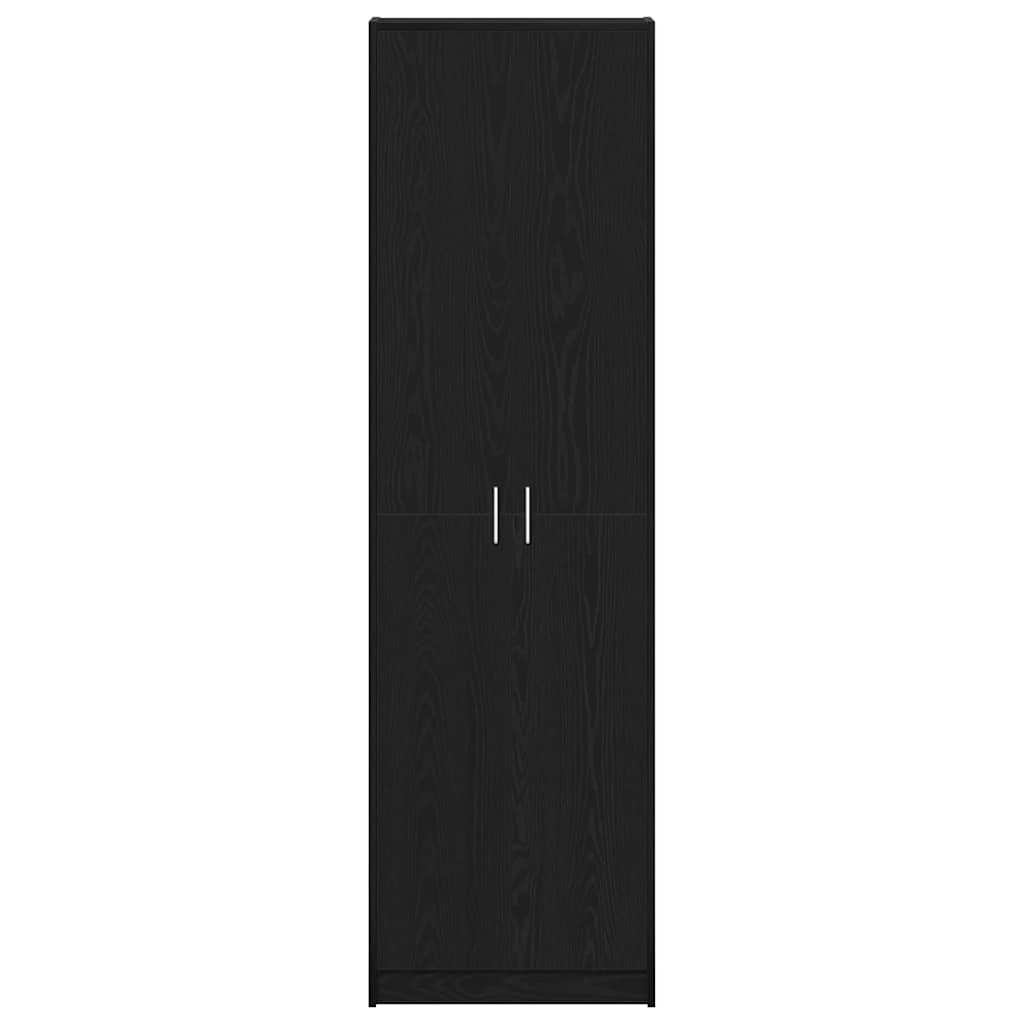 Kleiderschrank Schwarze Eiche 55 x 25 x 189 cm Holzwerkstoff