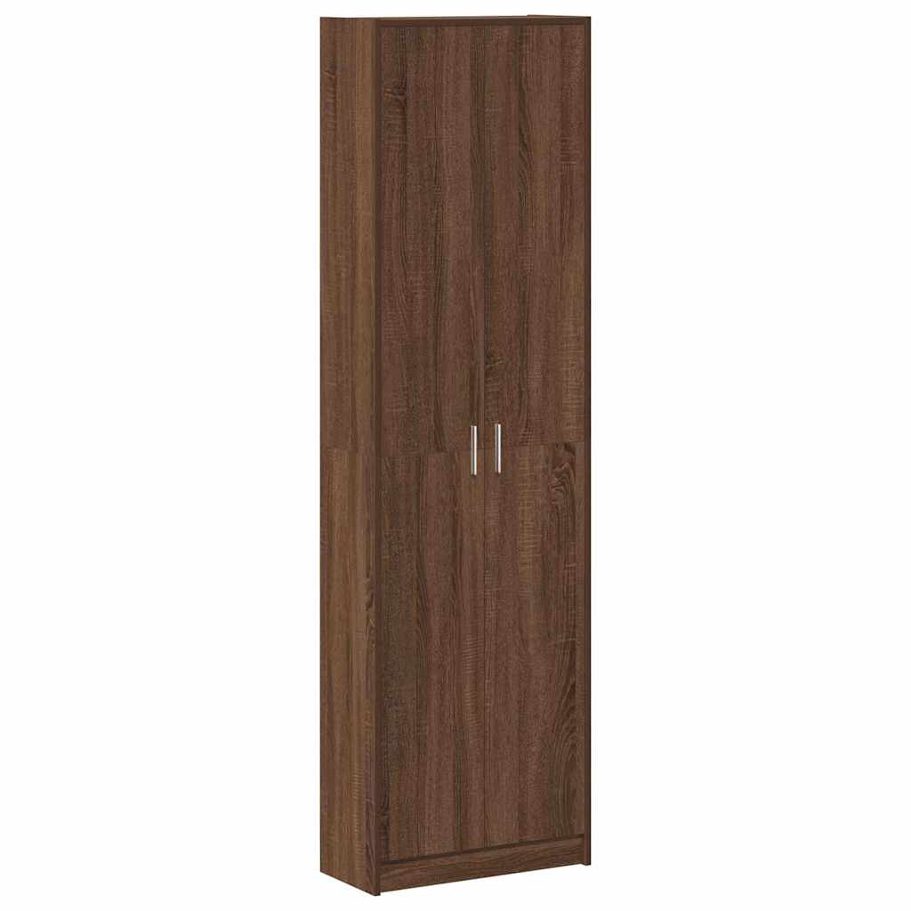 Kleiderschrank Braune Eiche 55 x 25 x 189 cm Holzwerkstoff