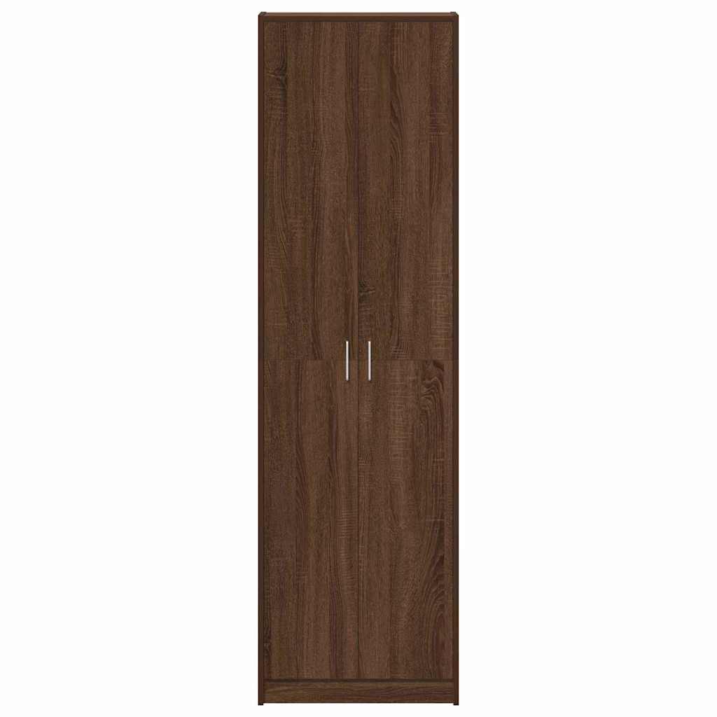 Kleiderschrank Braune Eiche 55 x 25 x 189 cm Holzwerkstoff
