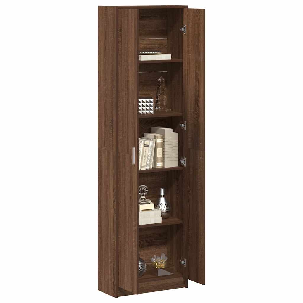 Kleiderschrank Braune Eiche 55 x 25 x 189 cm Holzwerkstoff