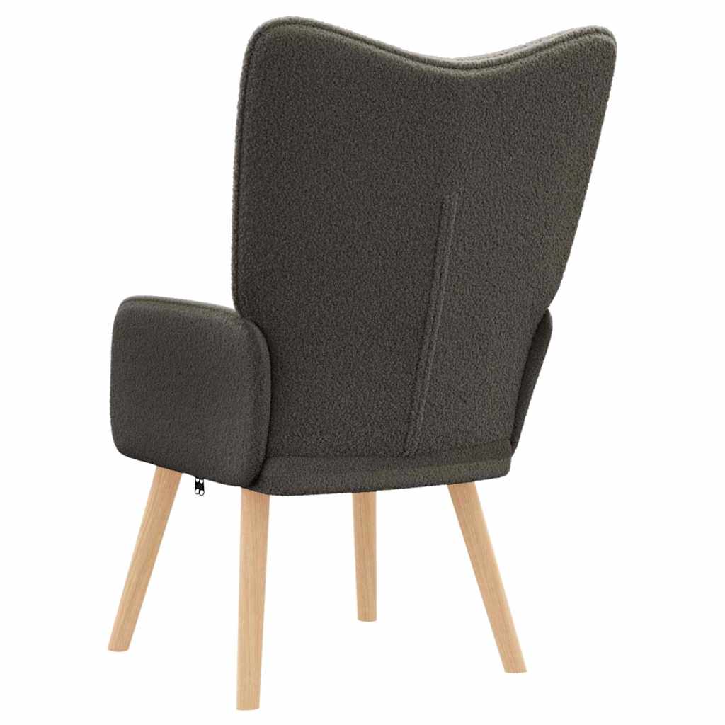 Entspannungsstuhl Dunkelgrau 62 x 67 x 95,5 cm Stoff