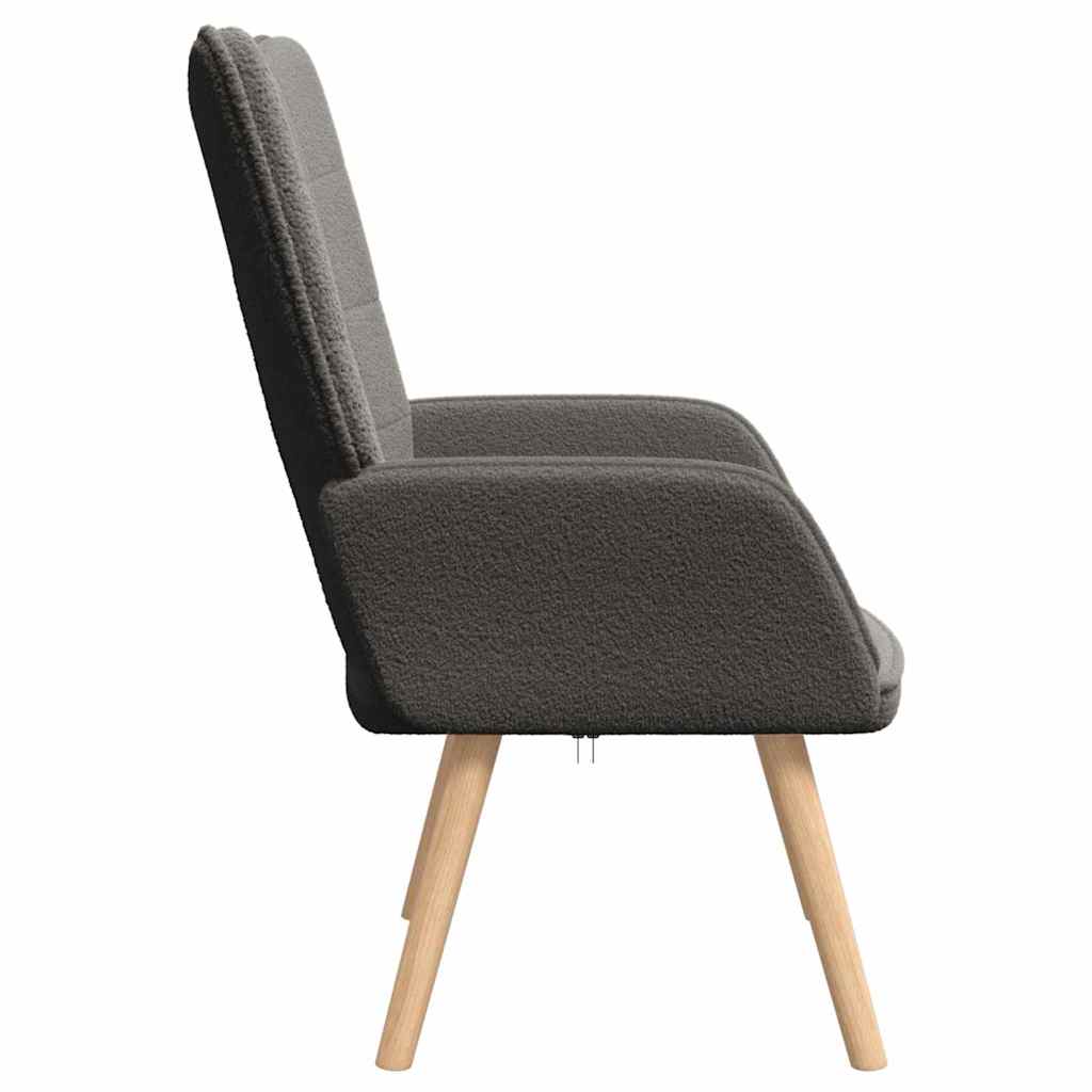 Entspannungsstuhl Dunkelgrau 62 x 67 x 95,5 cm Stoff