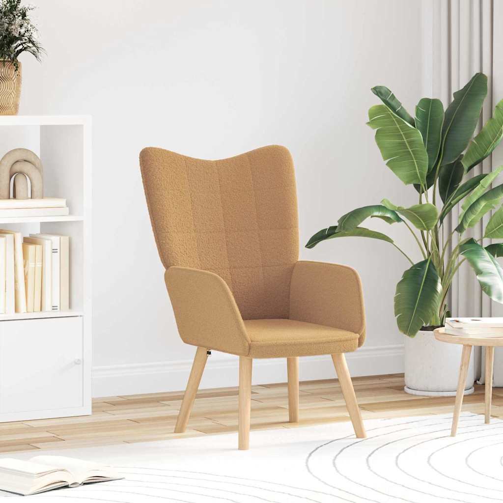 Entspannungsstuhl Beige 62 x 67 x 95,5 cm Stoff