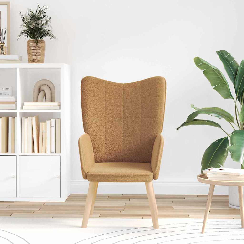 Entspannungsstuhl Beige 62 x 67 x 95,5 cm Stoff