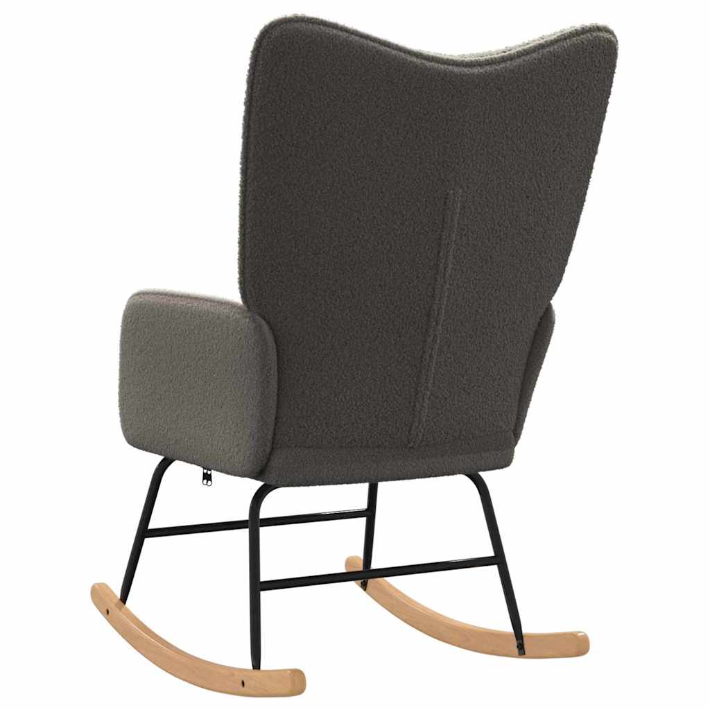 Entspannungsstuhl Dunkelgrau 61 x 78 x 98 cm Stoff