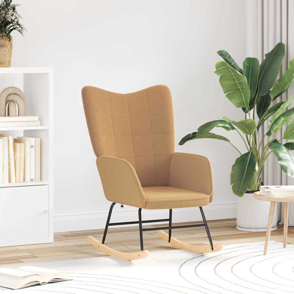 Entspannungsstuhl Beige 61 x 78 x 98 cm Stoff