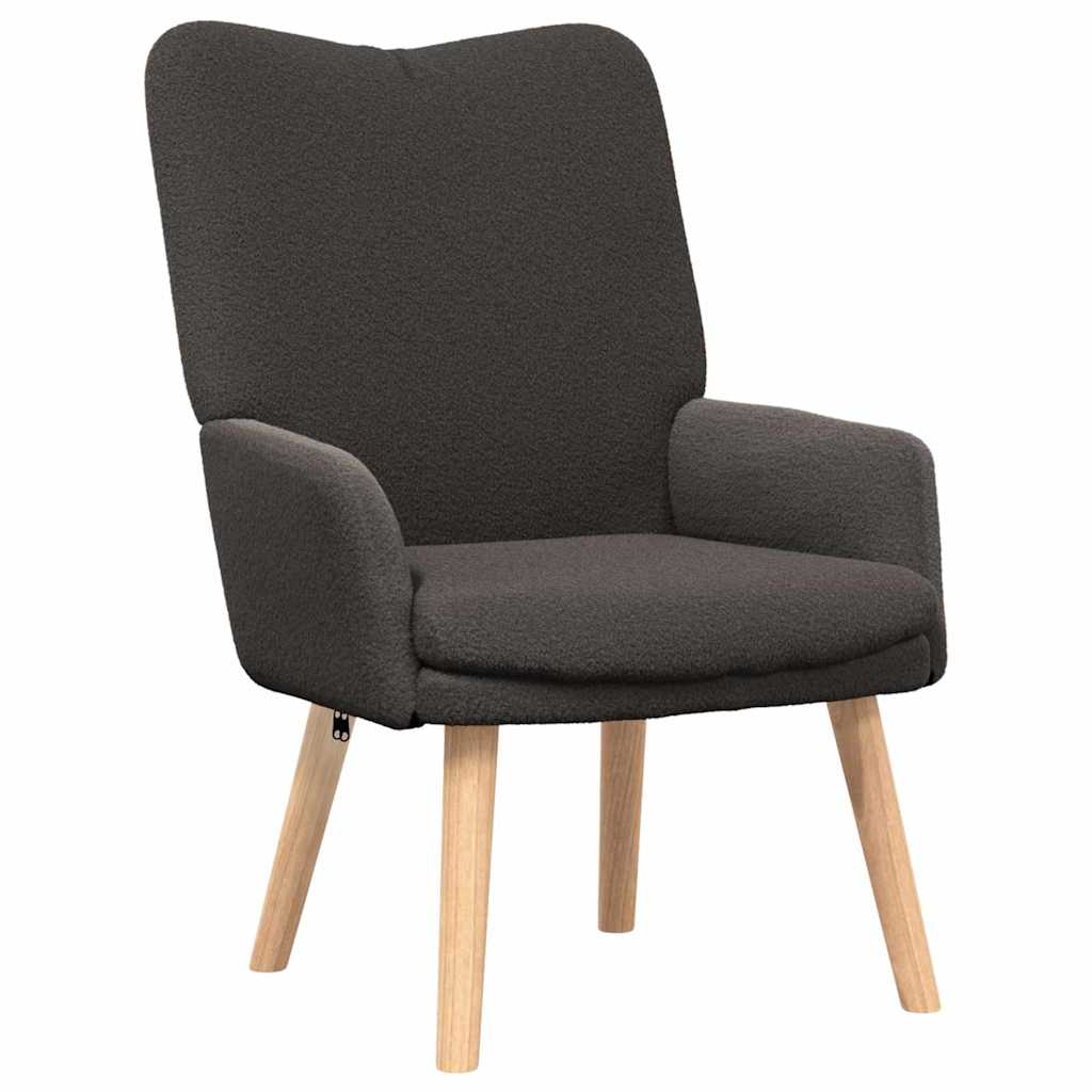 Entspannungsstuhl Dunkelgrau 63 x 67 x 94 cm Stoff