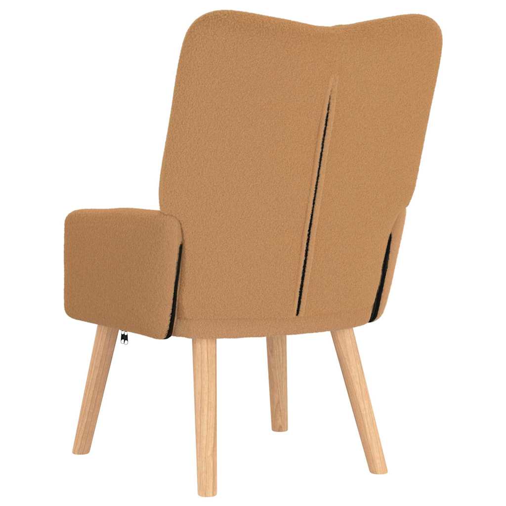 Entspannungsstuhl Beige 63 x 67 x 94 cm Stoff