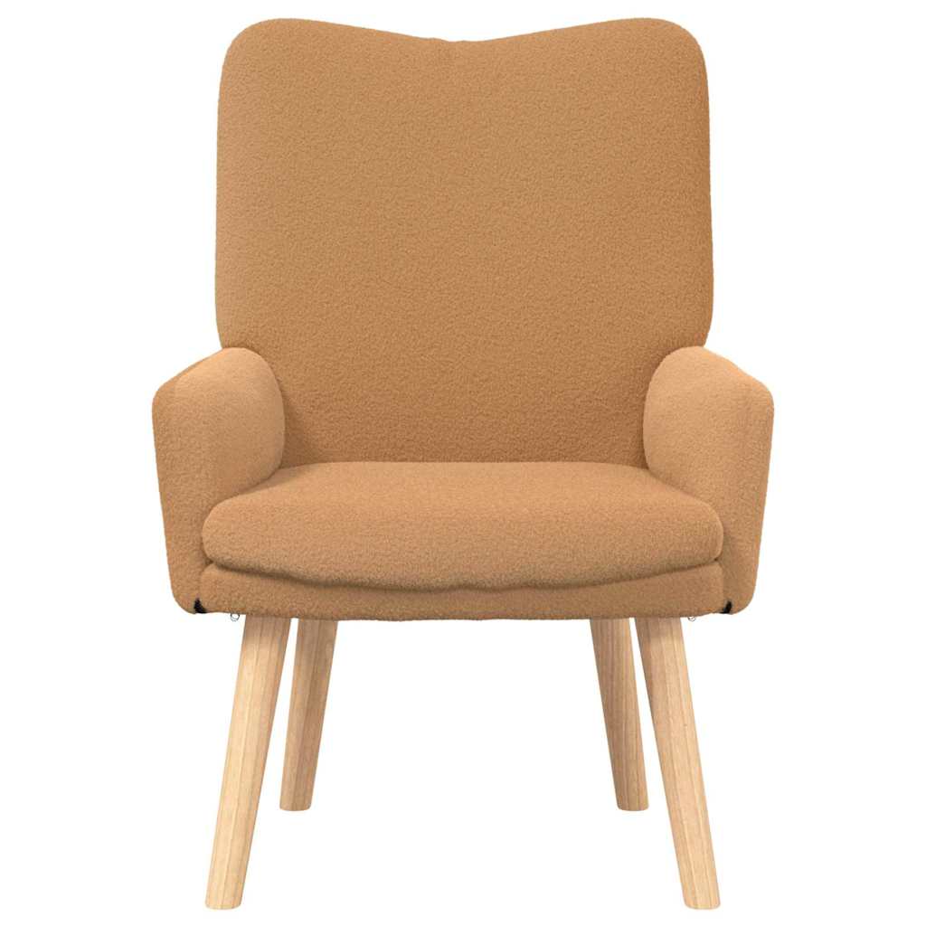Entspannungsstuhl Beige 63 x 67 x 94 cm Stoff