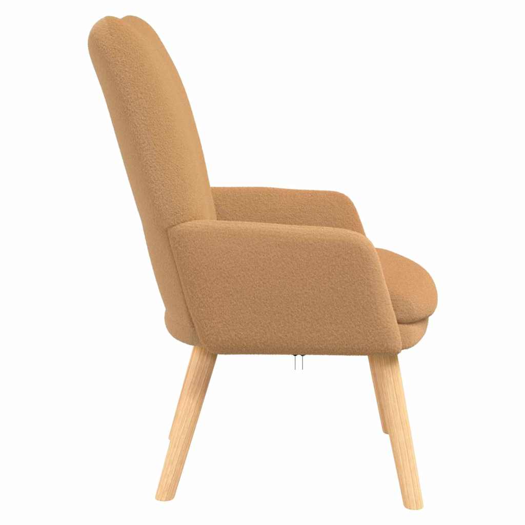 Entspannungsstuhl Beige 63 x 67 x 94 cm Stoff