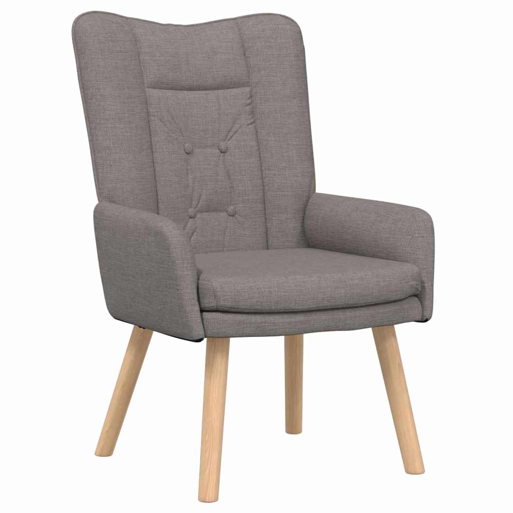 Entspannungsstuhl Taupe 63 x 67 x 94 cm Stoff