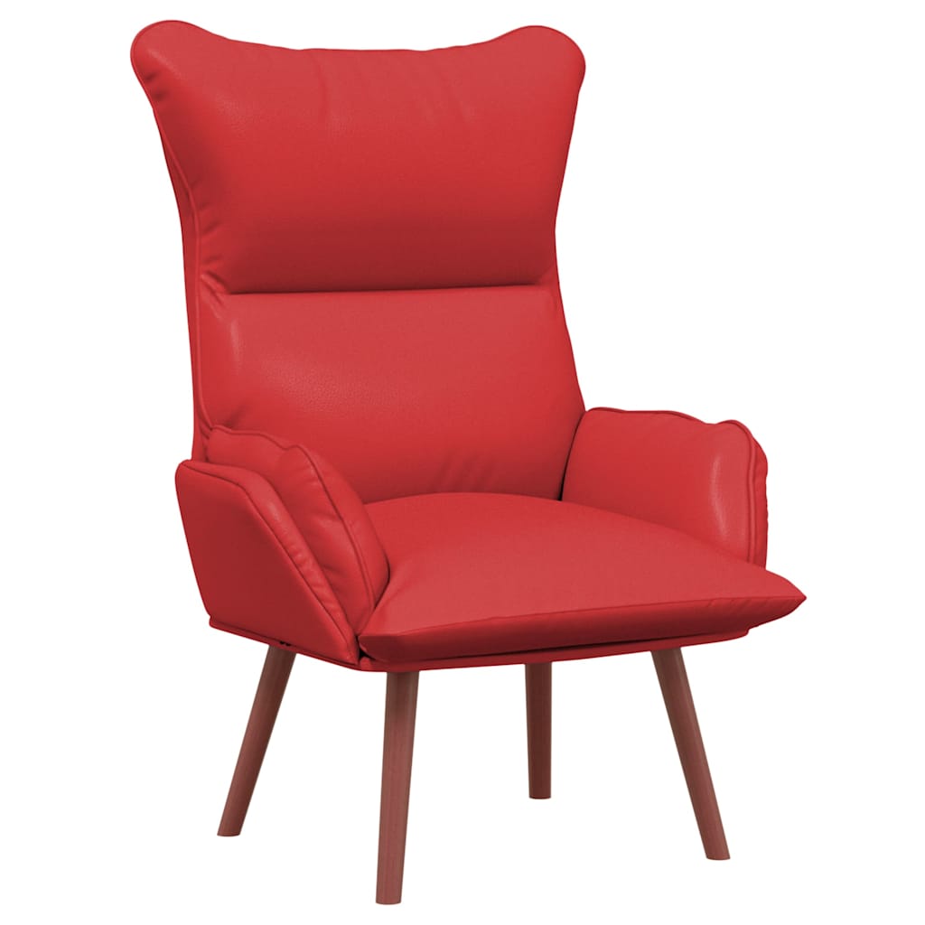 Entspannungsstuhl Rot 69 x 74 x 93 cm Kunstleder