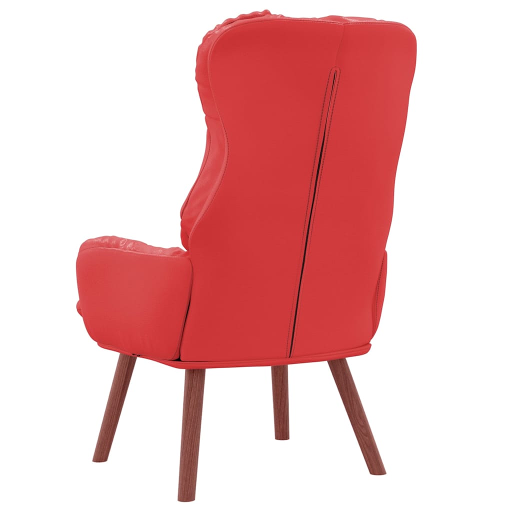 Entspannungsstuhl Rot 69 x 74 x 93 cm Kunstleder