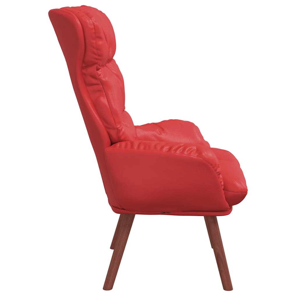 Entspannungsstuhl Rot 69 x 74 x 93 cm Kunstleder