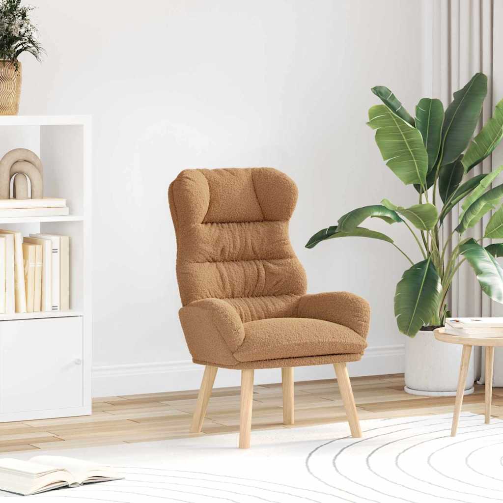 Entspannungsstuhl Beige 69 x 74 x 93 cm Stoff