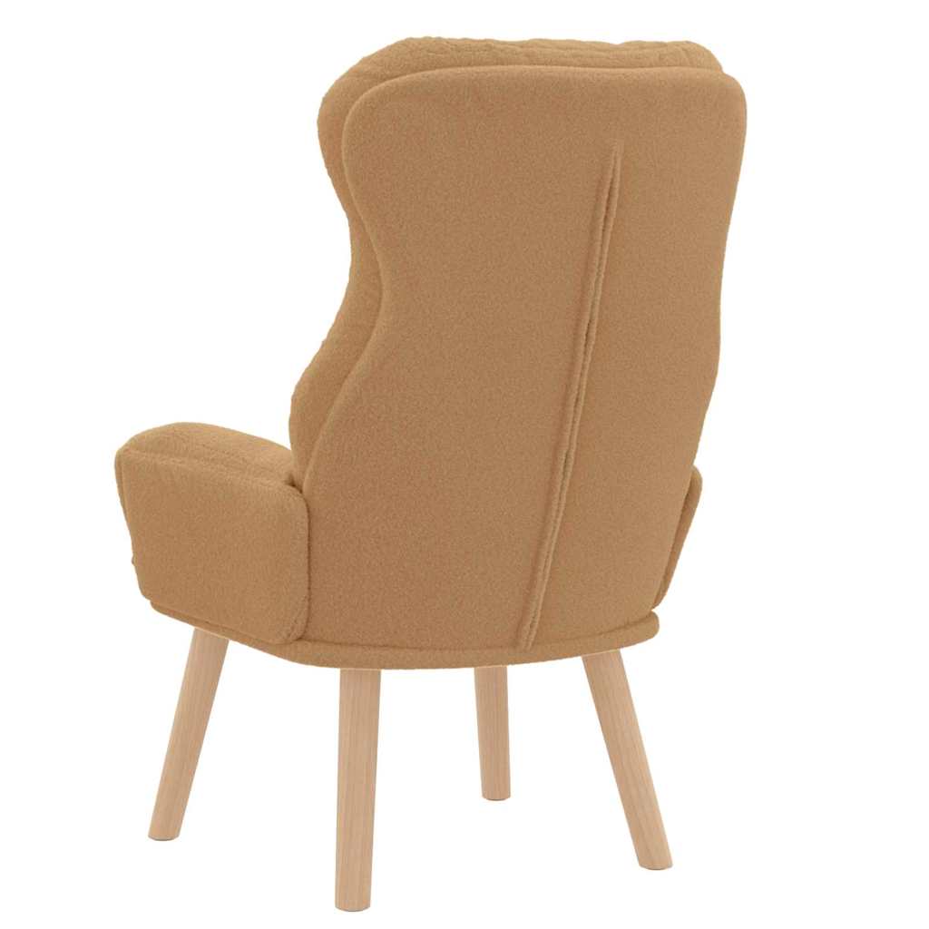 Entspannungsstuhl Beige 69 x 74 x 93 cm Stoff
