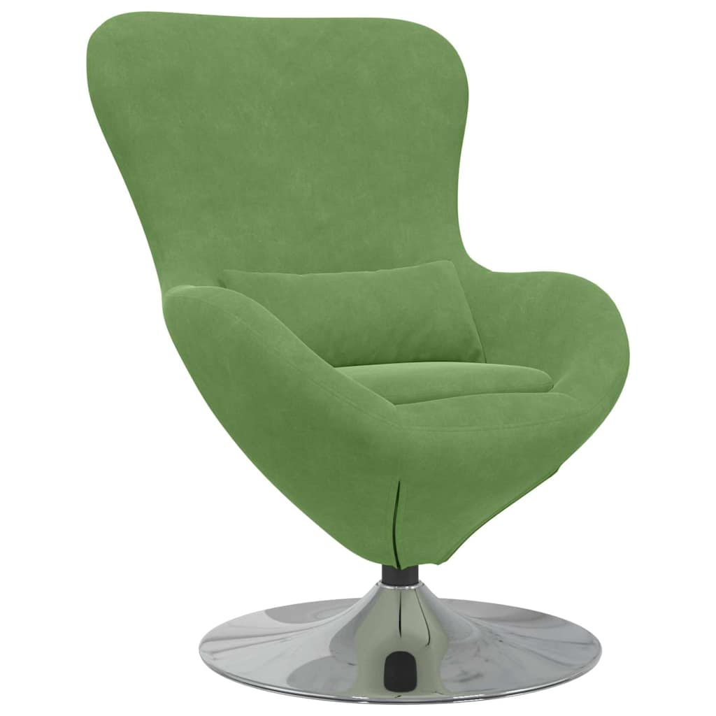 Eiersessel Hellgrün 63 x 73 x 90 cm Samt