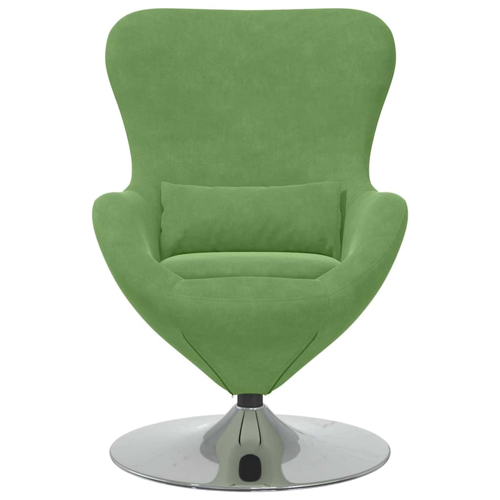 Eiersessel Hellgrün 63 x 73 x 90 cm Samt