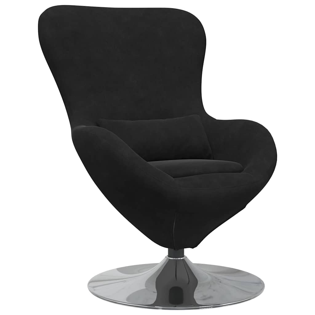 Eiersessel Schwarz 63 x 73 x 90 cm Samt