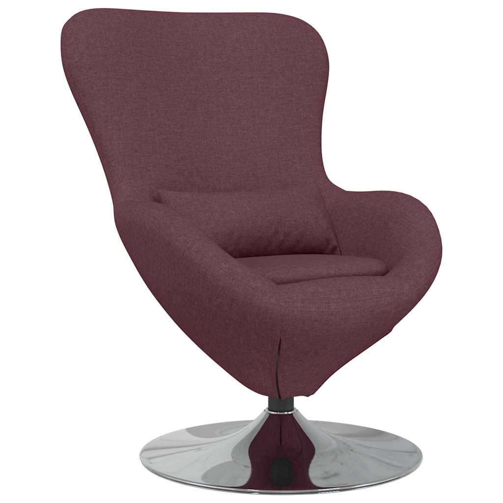 Eiersessel Lila Stoff