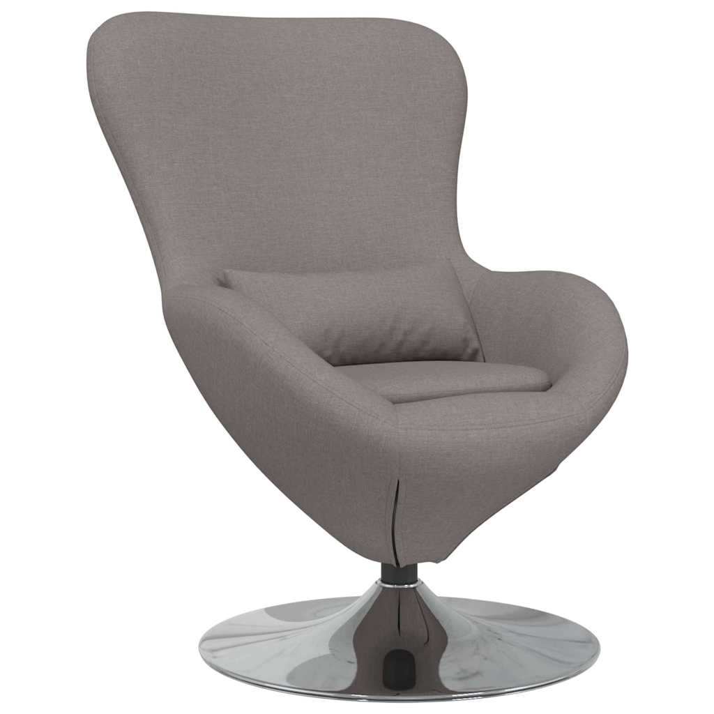 Eiersessel Taupe Stoff
