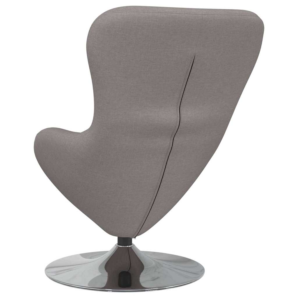 Eiersessel Taupe Stoff