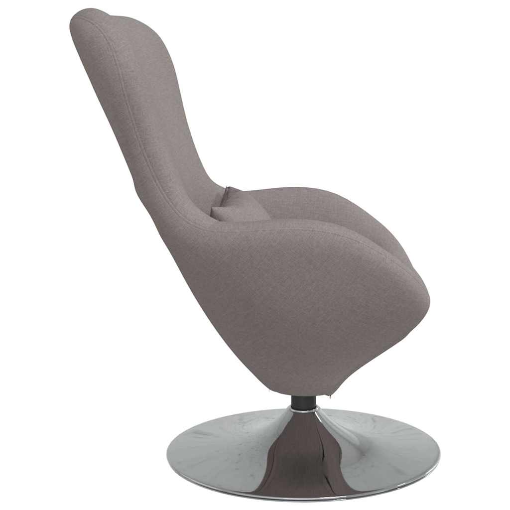 Eiersessel Taupe Stoff